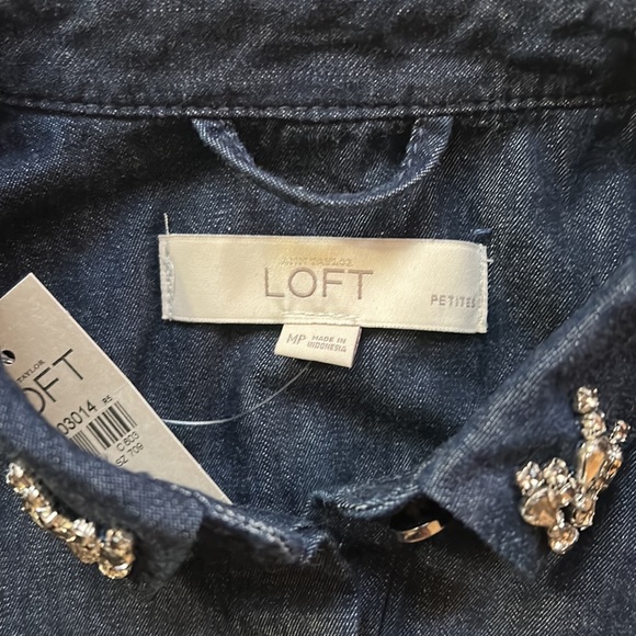 NWT LOFT Denim MP Dress - Picture 5 of 11